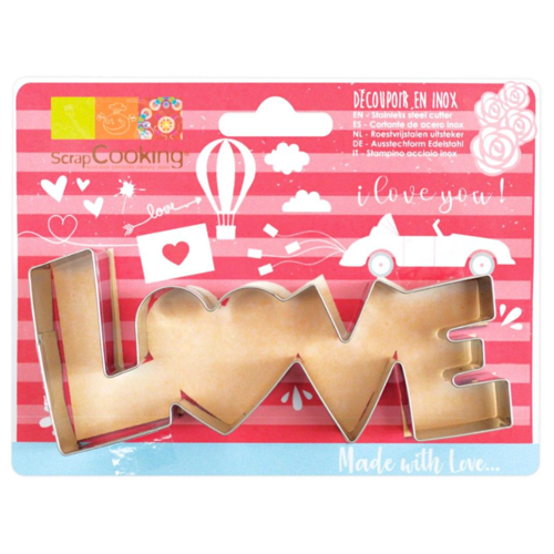 SCRAPCOOKING BISCUIT CUTTER - LOVE