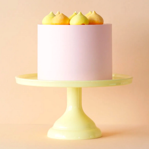 ALLC SMALL CAKE STAND - YELLOW