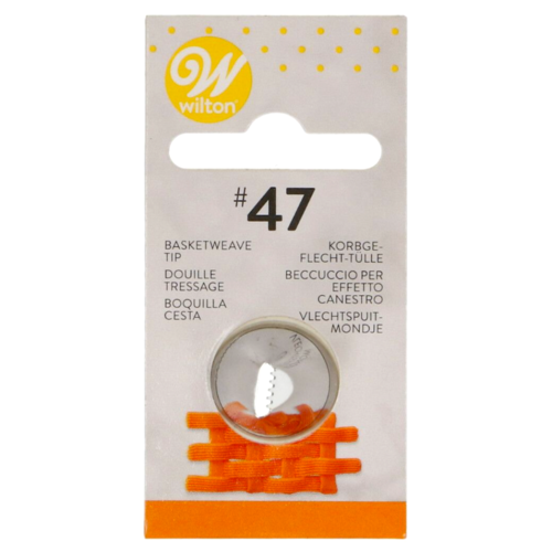 WILTON NOZZLE #47 - BASKET WEAVE