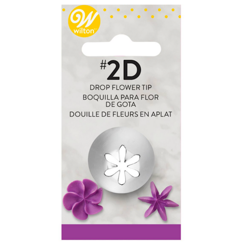 WILTON NOZZLE #2D - DROP FLOWER