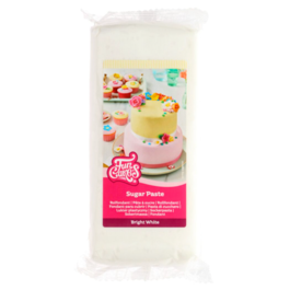 FUNCAKE FLAVOURED FONDANT - MARSHMALLOW WHITE 250 G