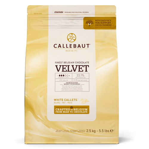 CALLEBAUT VELVET CHOCOLATE CALLETS 2,5 KG