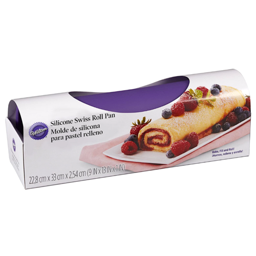 WILTON SILICONE ROLL CAKE MOULD - 22,8 X 33 CM