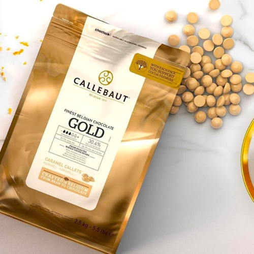 [BBD] CALLEBAUT GOLD CARAMELISED CHOCOLATE CALLETS - 2,5 KG