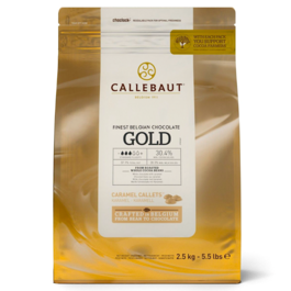 [BBD] CALLEBAUT GOLD CARAMELISED CHOCOLATE CALLETS - 2,5 KG