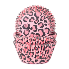 "HOUSE OF MARIE" SET CUPCAKE CAPSULES - PINK LEOPARD