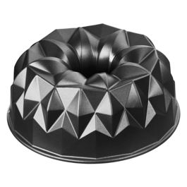 KAISER CAST ALUMINIUM MOULD - "GEOMETRIC BUNDT" 25 CM