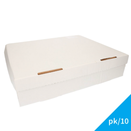 WHITE BOX FOR 24 CUPCAKES - FUNCAKES (10 U)