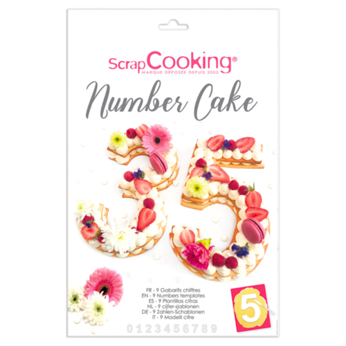 SCRAPCOOKING CAKE STENCILS - NUMBERS