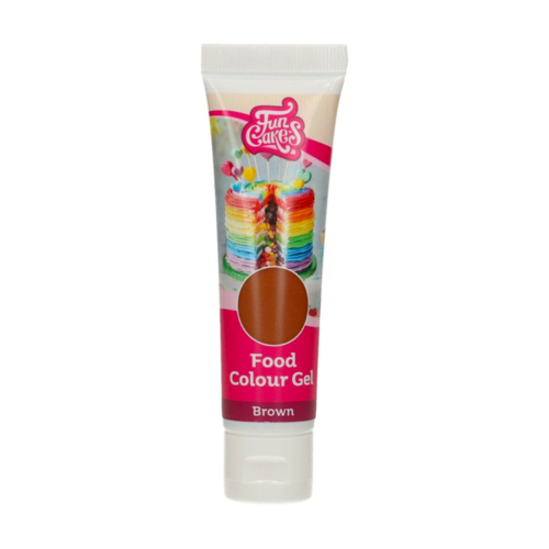 FUNCAKE GEL DYE - BROWN 30 G