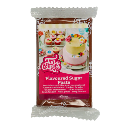 FUNCAKE FLAVOURED FONDANT - CHOCOLATE BROWN 250 G