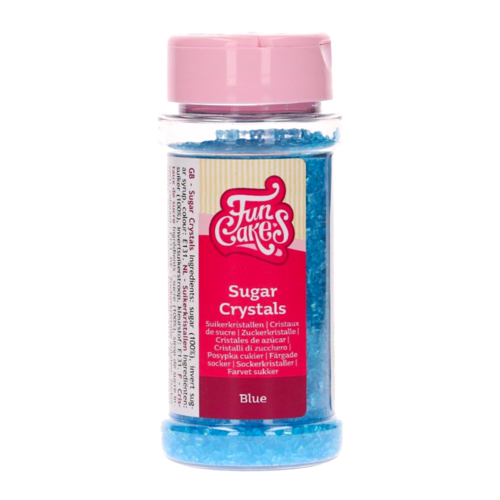 FUNCAKES SUGAR CRYSTALS - BLUE 80 G