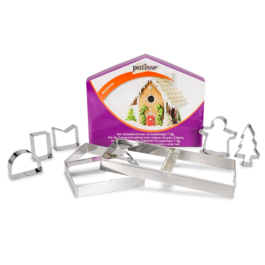PATISSE BISCUIT CUTTER SET - GINGERBREAD HOUSE
