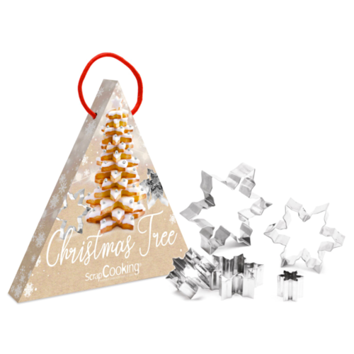 SCRAPCOOKING CUTTERS SET - CHRISTMAS TREE