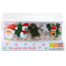 SCRAPCOOKING CANDLES SET - CHRISTMAS