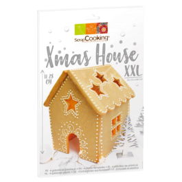 SCRAPCOOKING BISCUIT STENCILS - CHRISTMAS HOUSE XXL