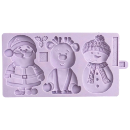 KAREN DAVIES SILICONE MOULD - CHRISTMAS COOKIE