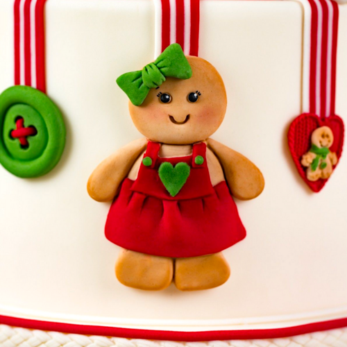 KAREN DAVIES SILICONE MOULD - GINGERBREAD MEN