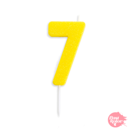 GIANT BIRTHDAY CANDLE - NUMBER 7