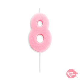 GIANT BIRTHDAY CANDLE - NUMBER 8