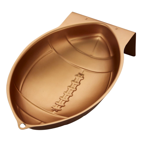 WILTON ALUMINIUM BAKING PAN - 3D RUGBY BALL