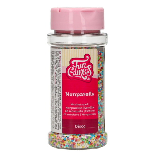 FUNCAKES SUGAR PEARLS (NONPAREILS) - DISCO 80 G