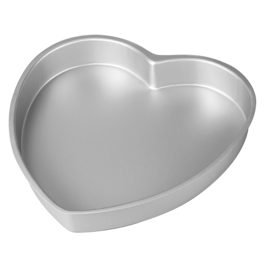 WILTON ALUMINIUM BAKING PAN - HEART (25 X 5 CM)