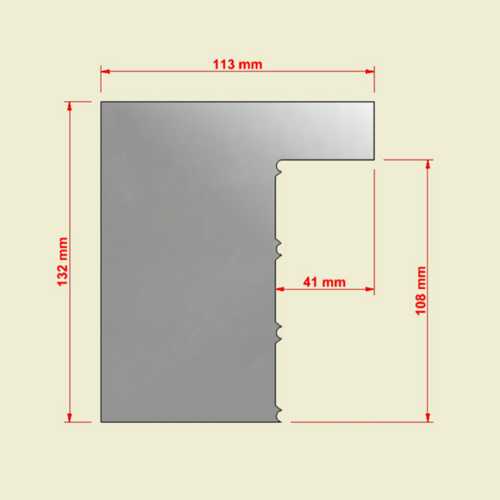 STAINLESS STEEL OUTLINE SCRAPER - RINGS