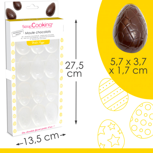 SCRAPCOOKING CHOCOLATE MOULD - EGGS