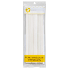 25 WILTON LOLLIPOP STICKS - 20 CM