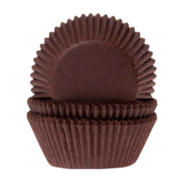 "HOUSE OF MARIE" SET MINI CUPCAKE CAPSULES - BROWN