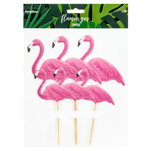 PARTYDECO TOPPER - PINK FLAMINGO