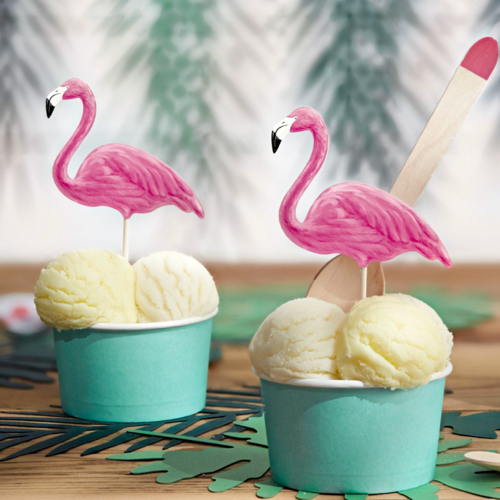 PARTYDECO TOPPER - PINK FLAMINGO