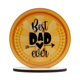 DEKORA CAKE TOPPER - "BEST DAD EVER"