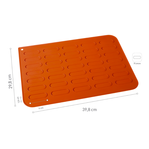 MINI ECLAIR SILICONE MAT (35 PIECES)