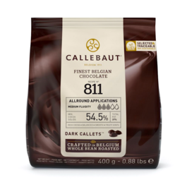 CALLEBAUT DARK CHOCOLATE CALLETS 400 G