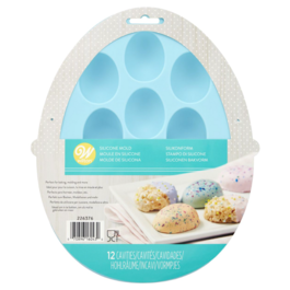 WILTON SILICONE MOULD - EASTER EGGS
