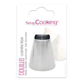 SCRAPCOOKING STAINLESS STEEL TIP - SMOOTH SQUARE