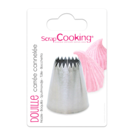 SCRAPCOOKING STAINLESS STEEL TIP - FLUTED