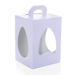 PURPLE EASTER EGG BOX - 16 CM (350 G)