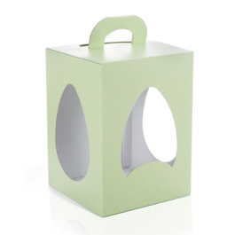 GREEN EASTER EGG BOX - 16 CM (350 G)