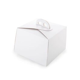 WHITE CAKE BOX "RIO" - 24 CM