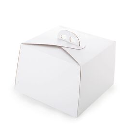 WHITE CAKE BOX "RIO" - 29 CM