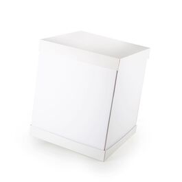 WHITE CAKE BOX "LISBON" - 50 CM (H 70 CM)