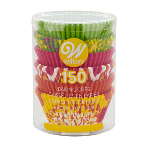 WILTON SET CUPCAKE CAPSULES - FLORAL