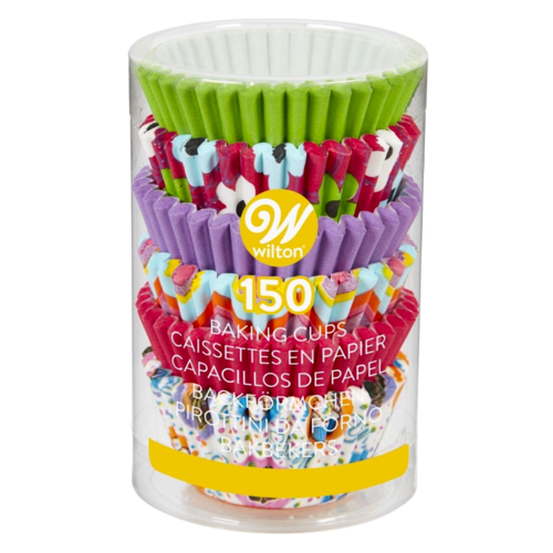 WILTON SET MINI CUPCAKE CAPSULES - MULTI ROSES