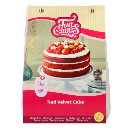 FUNCAKES PREPARATION FOR RED VELVET (GLUTEN FREE) - 400 G