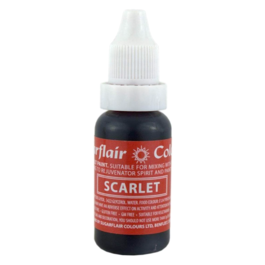 SUGARFLAIR LIQUID DYE - SCARLET RED (14 ML)