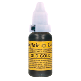 SUGARFLAIR LIQUID DYE - OLD GOLD (14 ML)