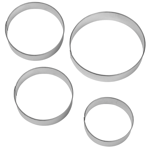 WILTON COOKIE CUTTER SET - CIRCLES (METAL)